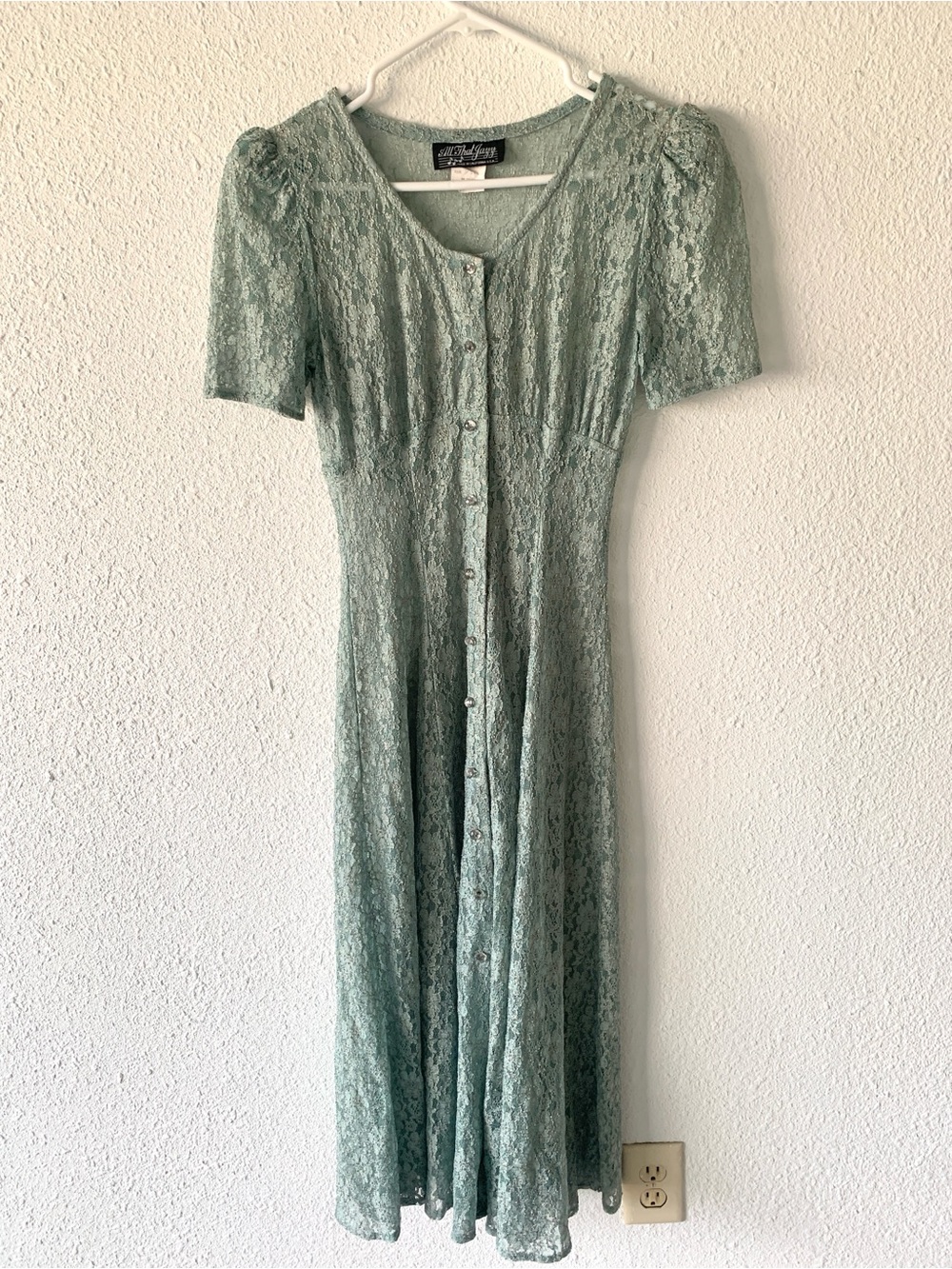 All That Jazz Vintage Lace Midi Dress